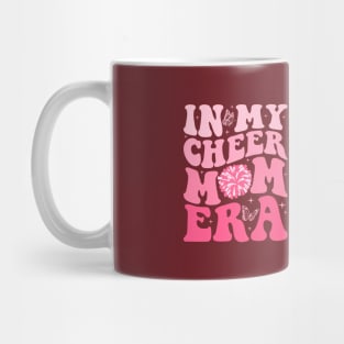 In My Cheer Mom Era Trendy Cheerleading Football Mom Life Mug